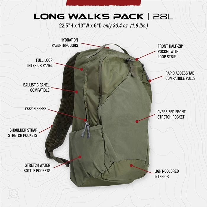Vertx, plecak Long Walks Pack 28 l EDC, czarny