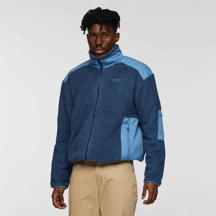Polar Męski Bacano Fleece Jacket, Deep Sea and Fjord