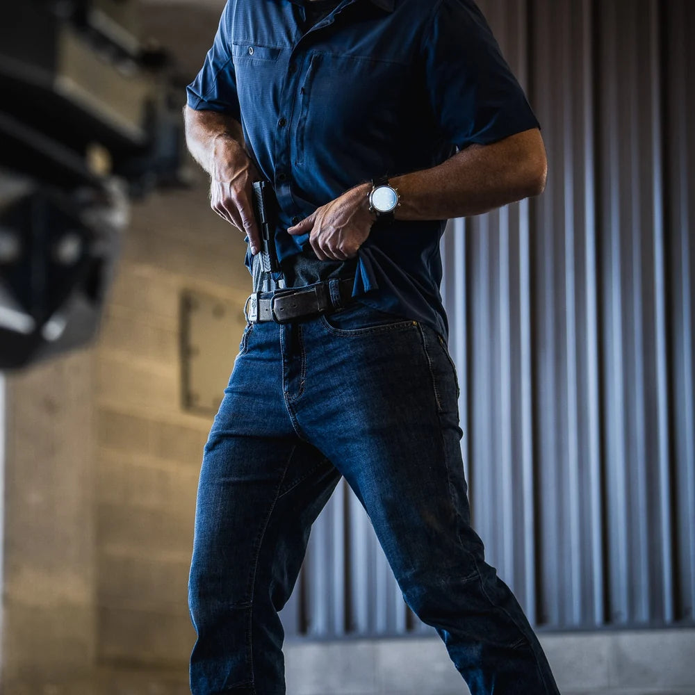 Vertx, Spodnie Jeansowe męskie EDC Defiance Jean, granatowy