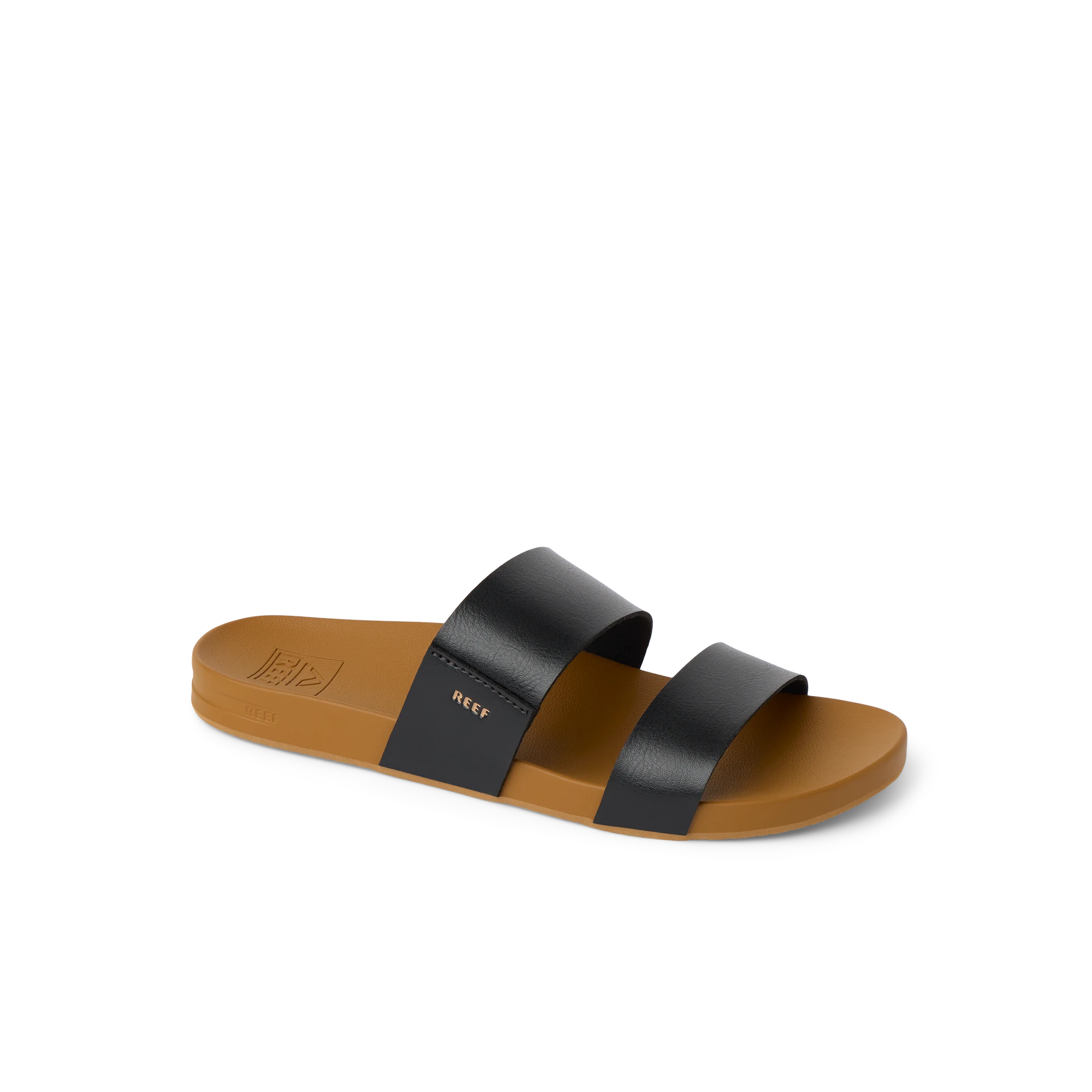 Klapki Damskie Cushion Vista, Black/Natural