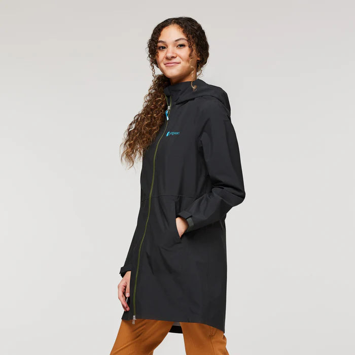 Kurtka Damska Przeciwdeszczowa Cielo Rain Trench, All Black