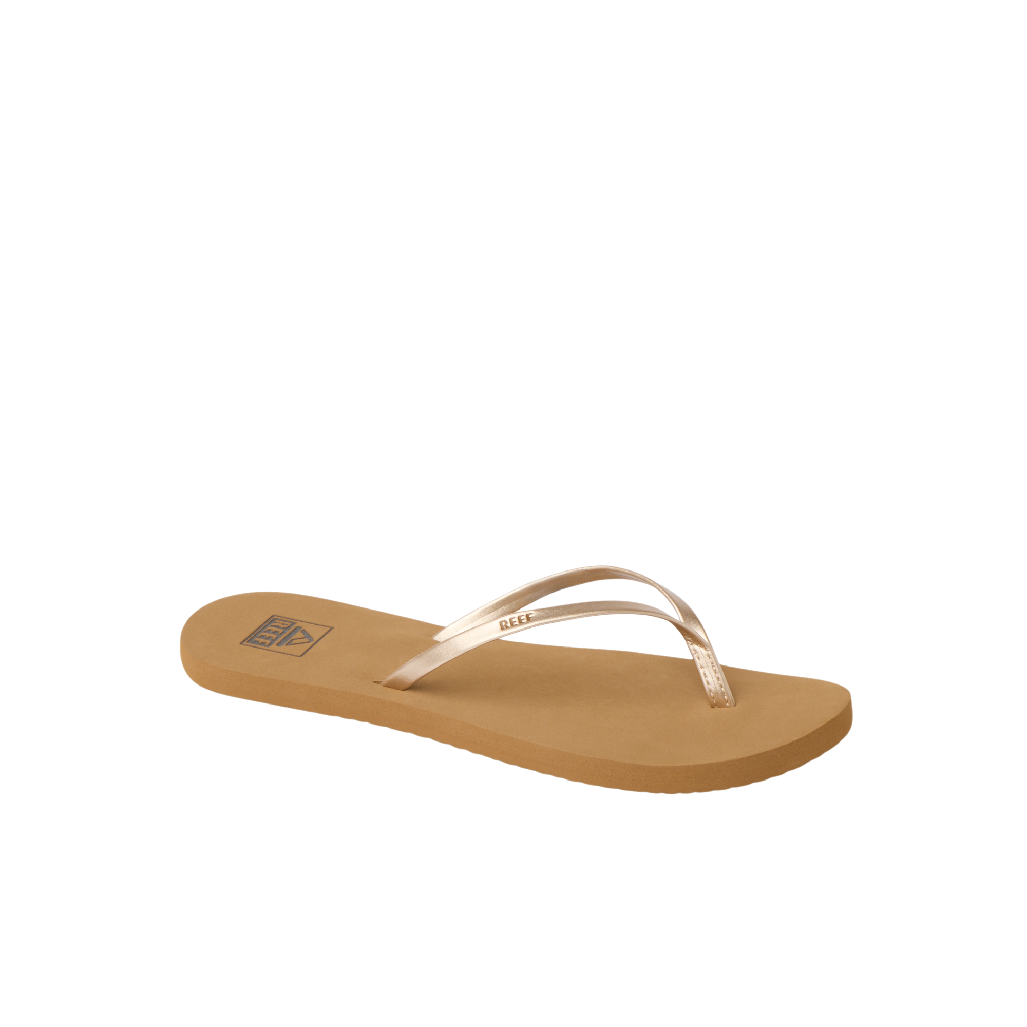 Klapki Damskie Bliss Nights, Tan/Champagne