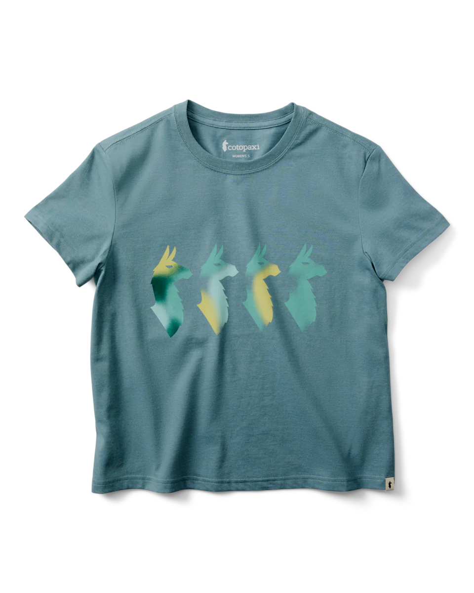 Koszulka Damska Cuatro Bitmap T-Shirt, Everglade