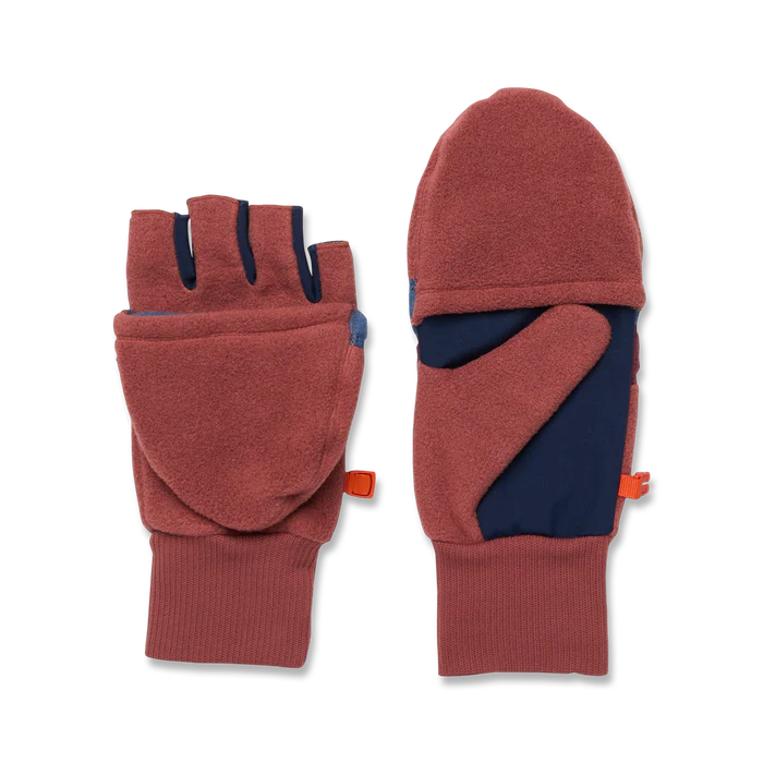 Rękawiczki Uniseks Teca Fleece Glitten, Nutmeg