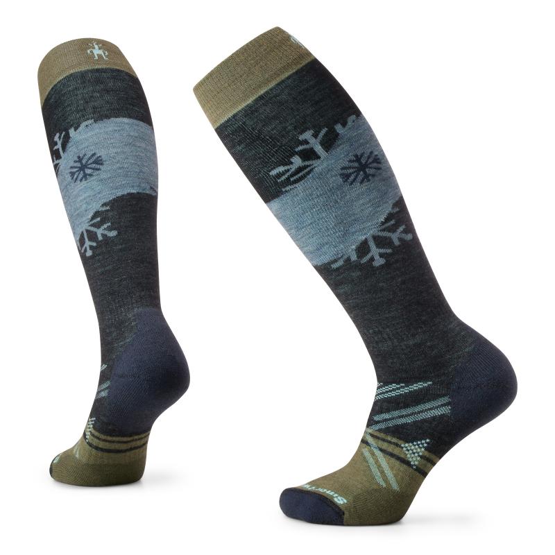 Skarpety Damskie Ski Full Cushion Snowpocalypse Pattern OTC Socks, 003 | charcoal, S