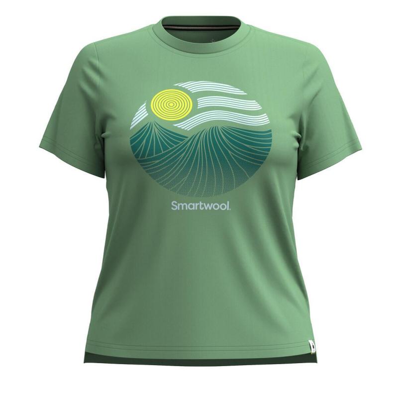 Koszulka Damska Horizon View Graphic Short Sleeve, N10 | honey dew