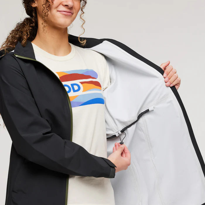 Kurtka Damska Przeciwdeszczowa Cielo Rain Trench, All Black