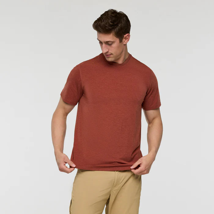 Męski T-shirt Empaca Crew T-Shirt, Nutmeg