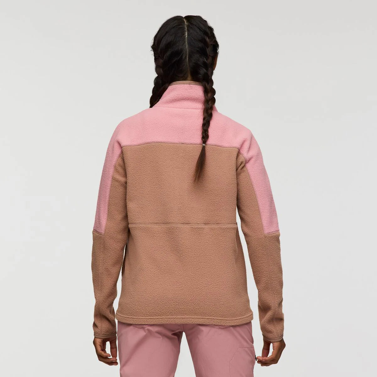 Polar Damski Abrazo Fleece Half-Zip Jacket, Rose And Reishi