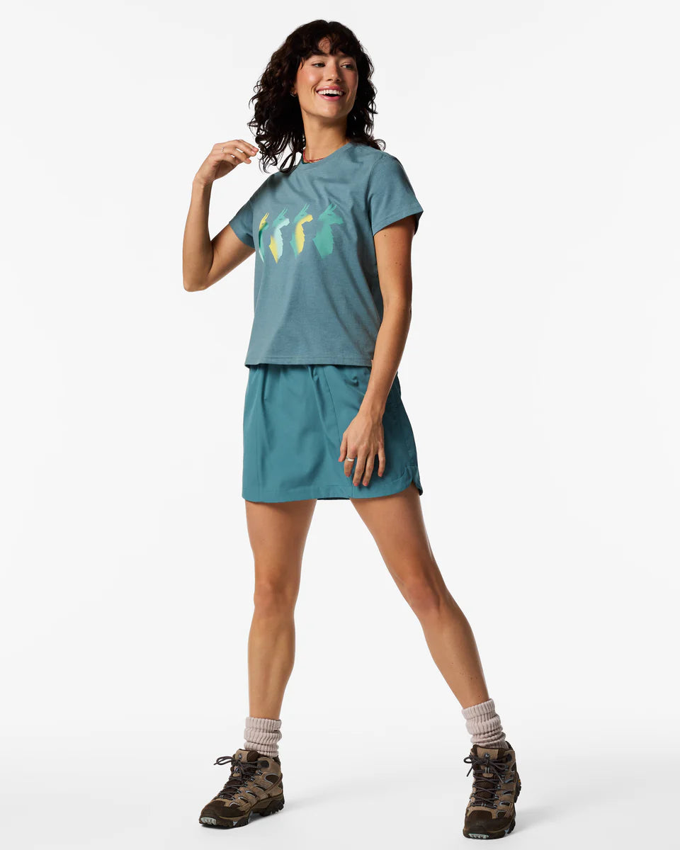 Koszulka Damska Cuatro Bitmap T-Shirt, Everglade