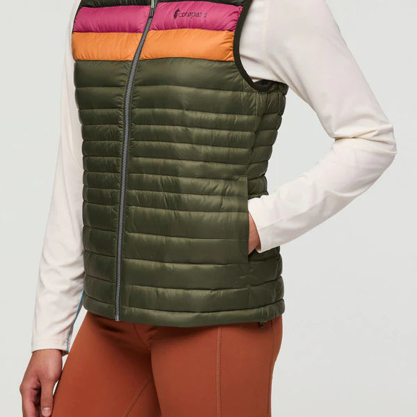 Kamizelka Damska Puchowa Cotopaxi Fuego Down Vest, Woods and Fatigue