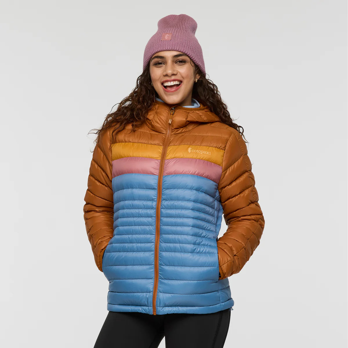 Kurtka Damska Fuego Down Hooded Jacket, Sienna and Fjord