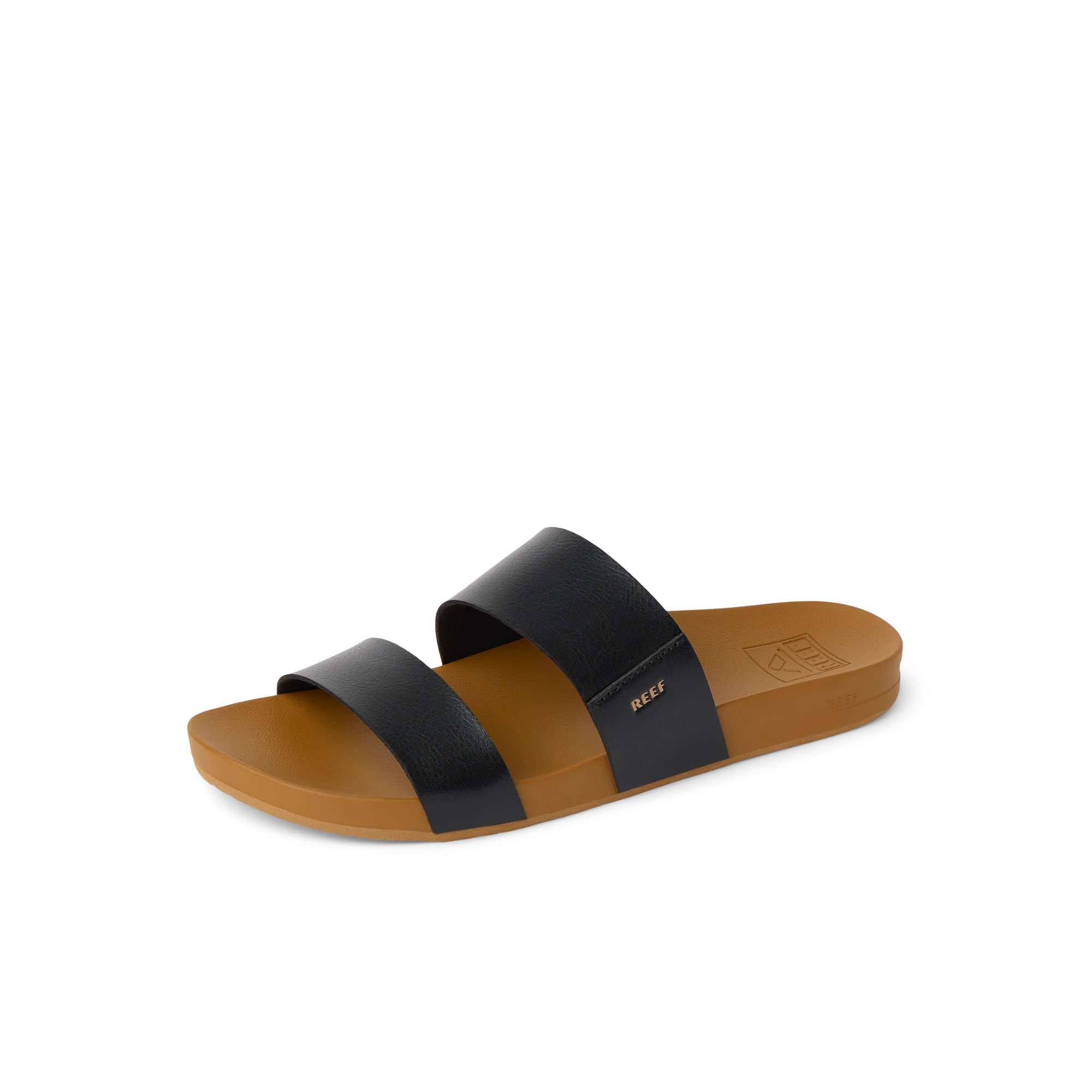 Klapki Damskie Cushion Vista, Black/Natural
