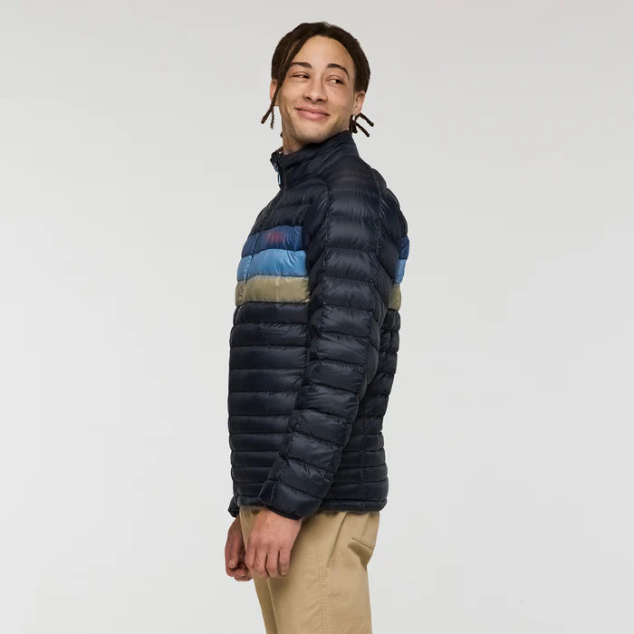 Kurtka Męska Fuego Down Jacket, Carbon Stripes