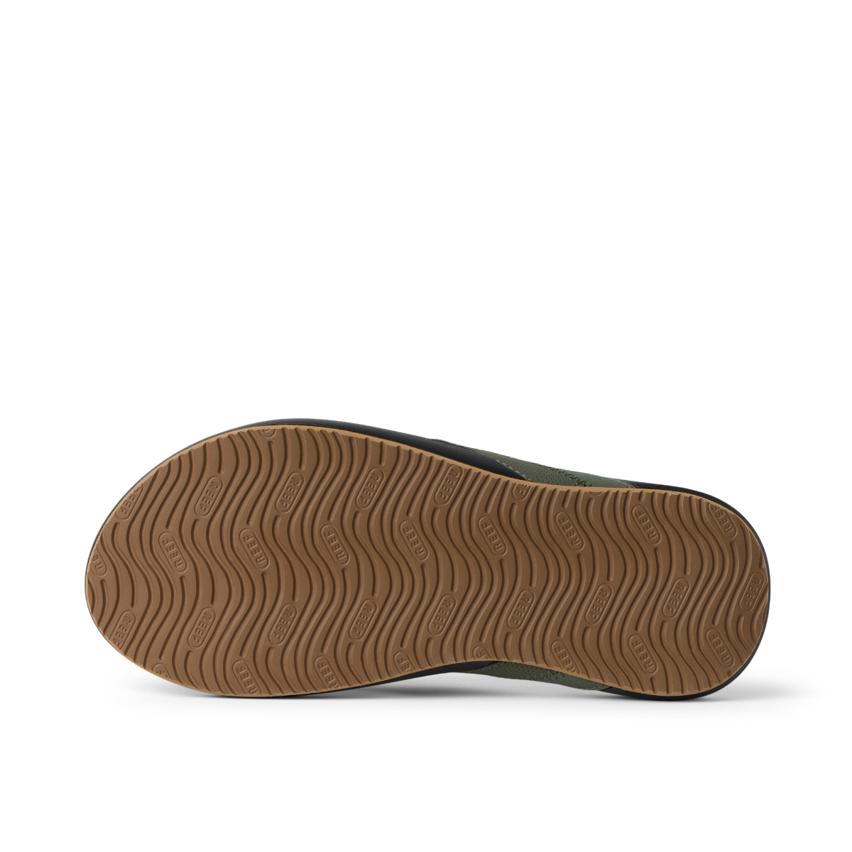 Klapki Męskie Cushion Phantom 2.0, Olive/Gum