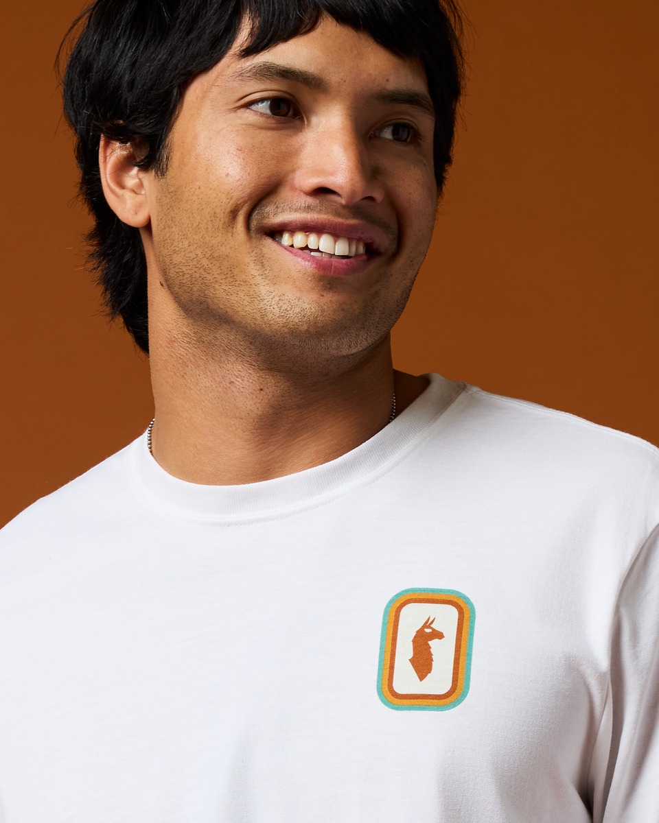 Longsleeve Męski Radiant Llama Long-Sleeve T-Shirt, White