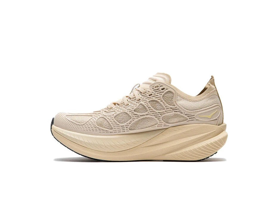 Hoka, Buty do biegania MACH X CAGED, kremowe