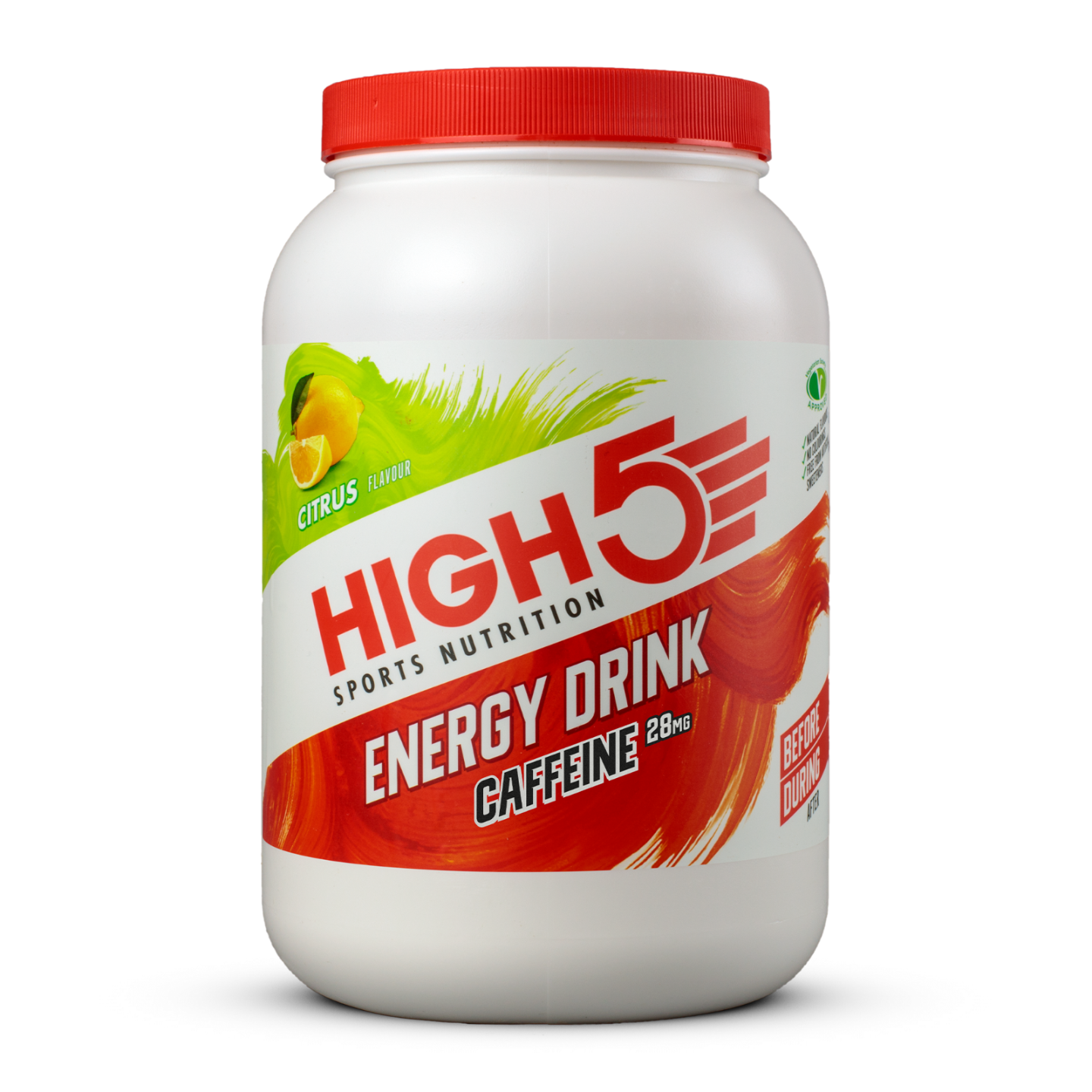 HIGH5 Napój energetyczny z kofeiną o smaku cytrusowym 2,2kg
