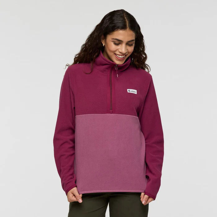 Polar Damski Amado Fleece Pullover, Jam and Fig