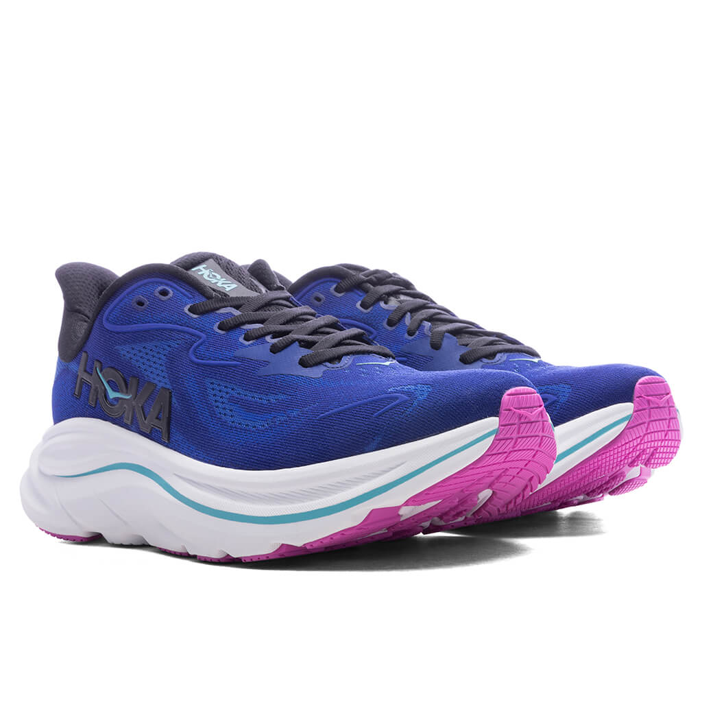 Hoka, Buty Damskie do biegania Clifton 10, niebieskie
