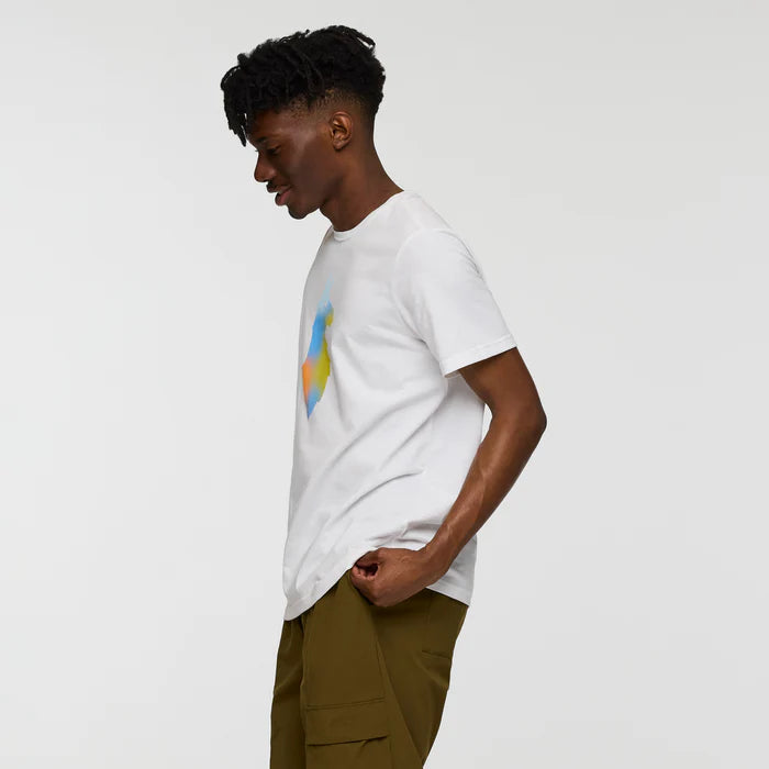 T-shirt Męski Bitmap Llama, White