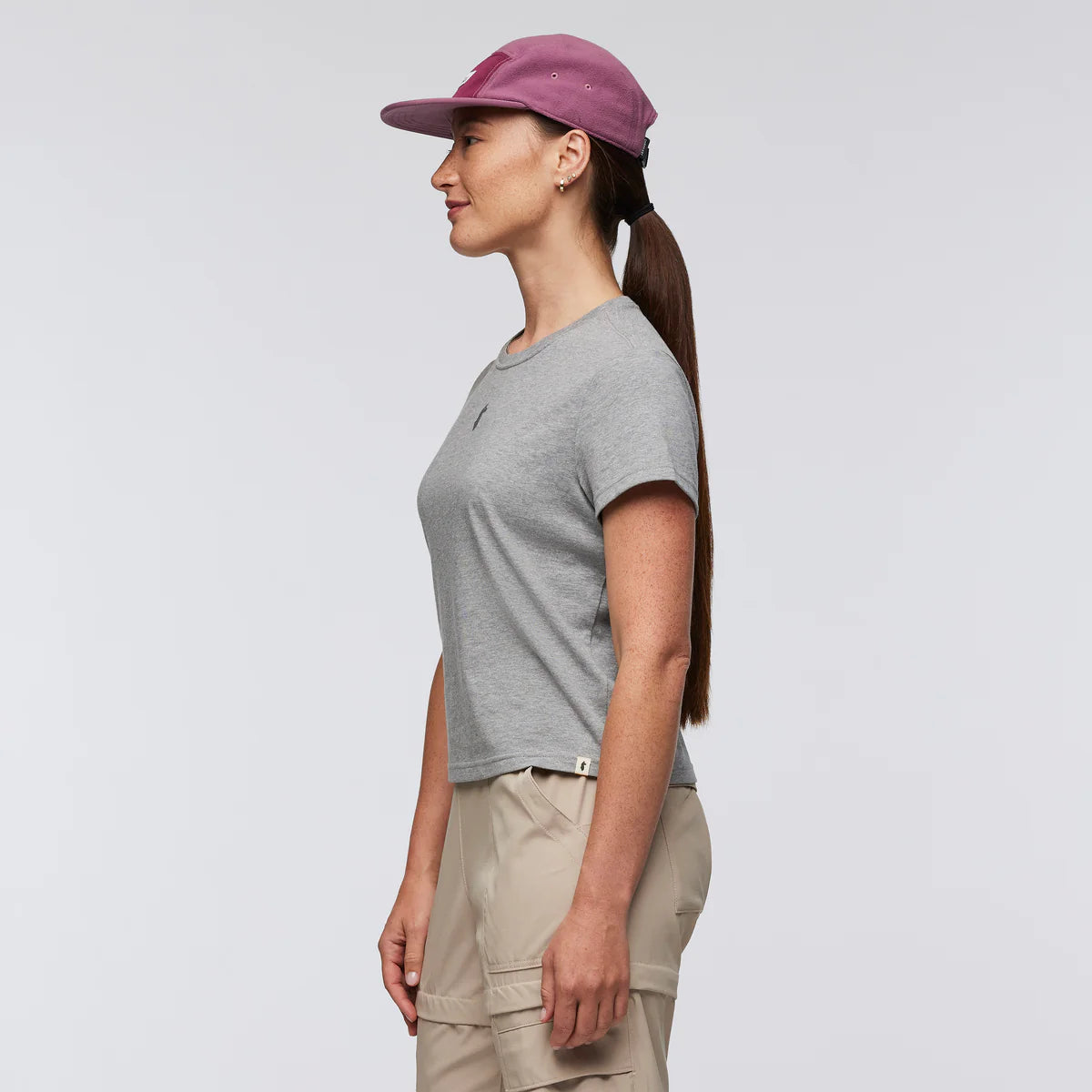 Koszulka Damska Llama Icon T-Shirt, Heather Grey