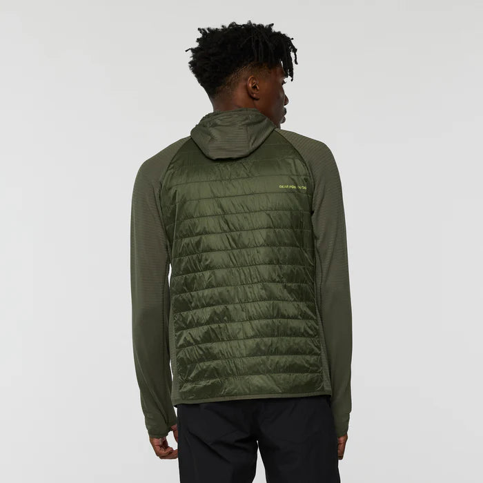 Kurtka Męska Hybrydowa Capa Hybrid Insulated Hooded Jacket, Fatigue