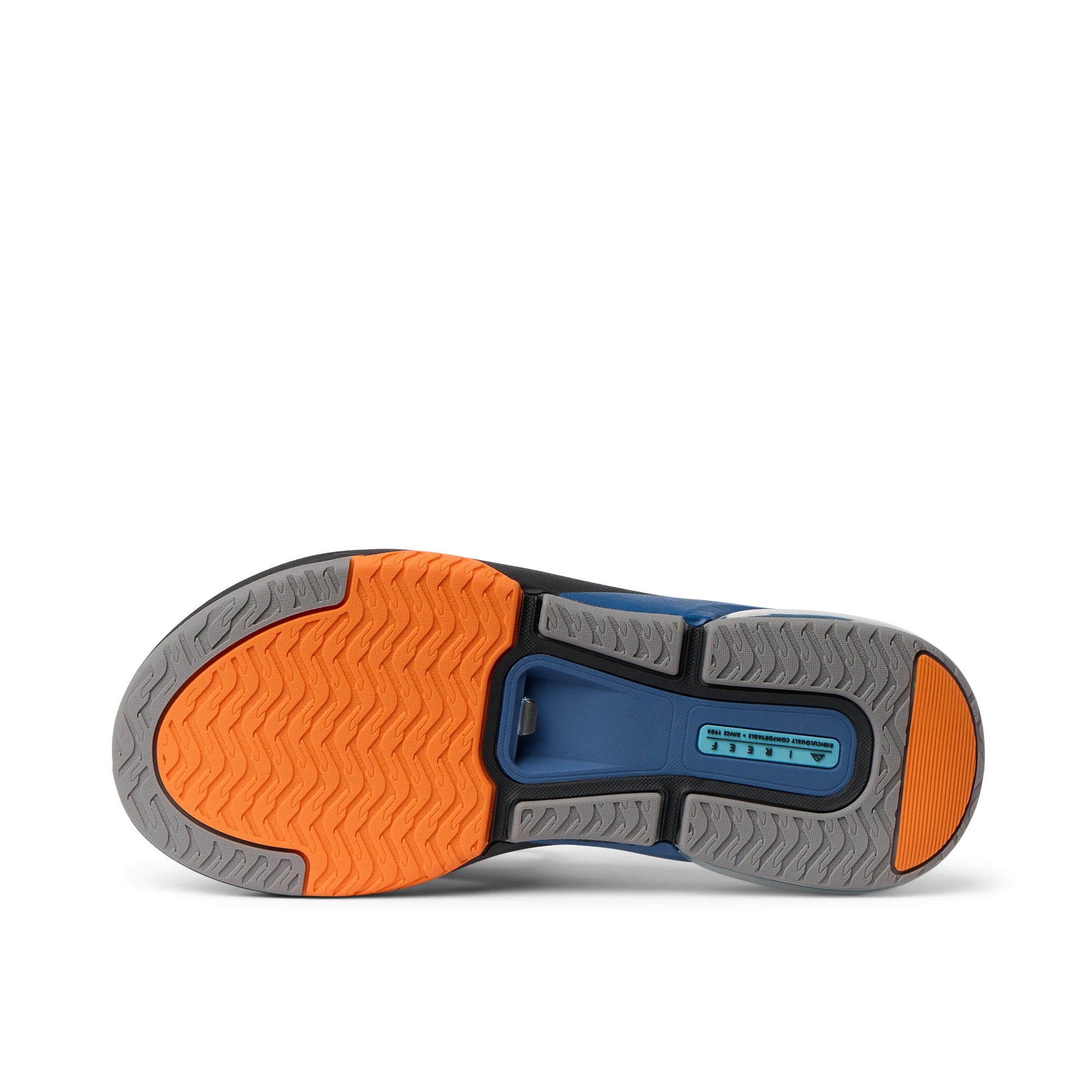 Klapki Męskie Fanning +, Blue/Black/Orange