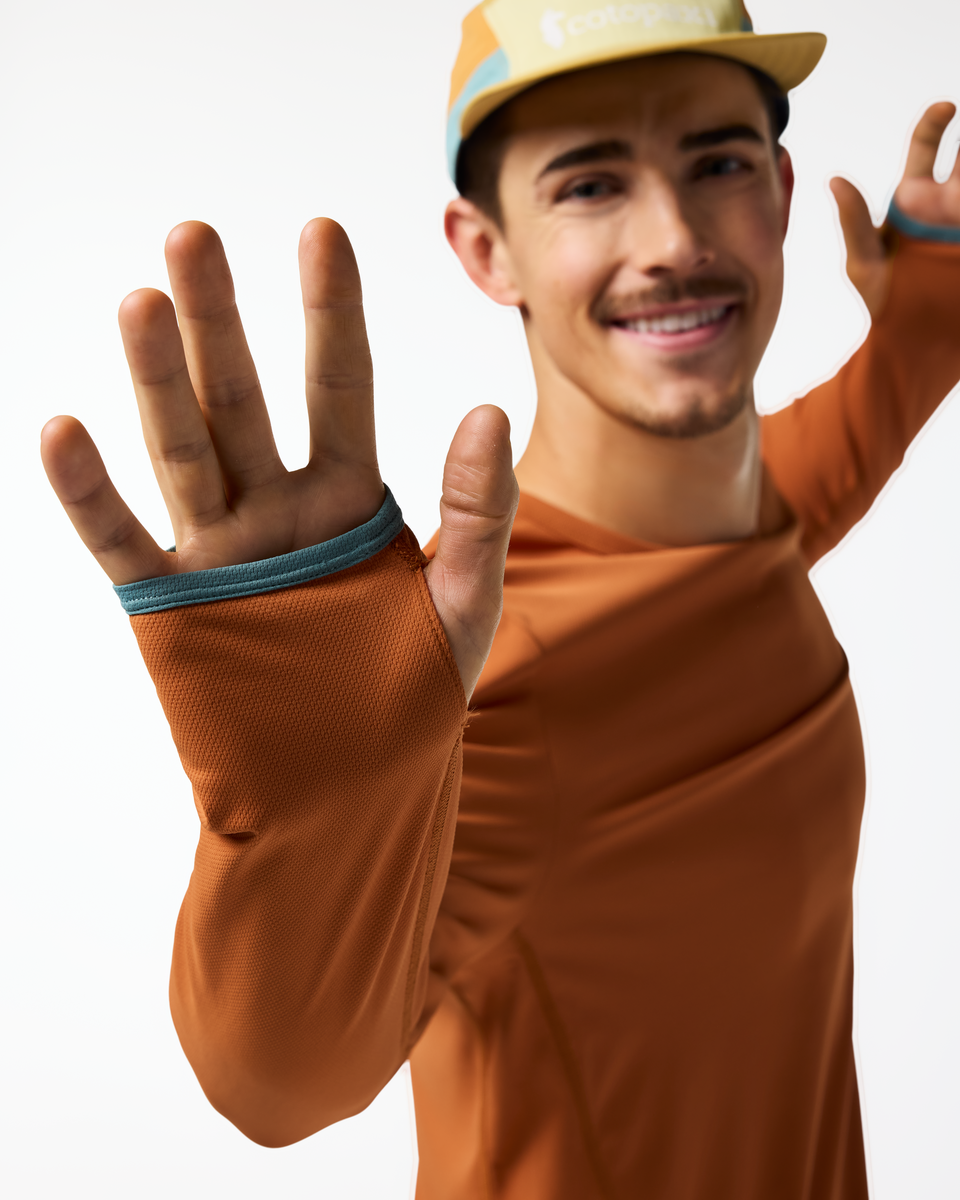 Longsleeve Męski Sombra Long-Sleeve Sun Shirt, Whiskey