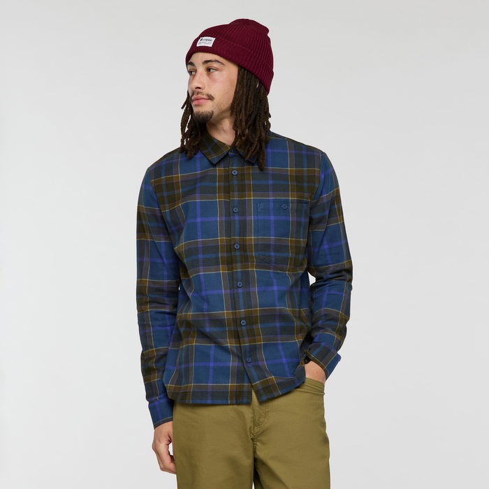 Koszula Męska Quedo Flannel Shirt,  Deep Sea Plaid