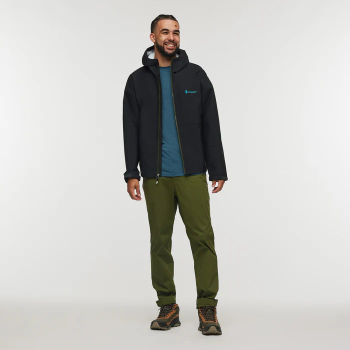 Kurtka Męska Przeciwdeszczowa Cielo Rain Jacket, All Black