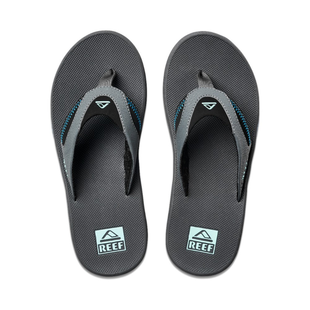 Klapki Męskie Fanning, Gunmetal/Ocean