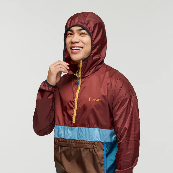 Kurtka Męska Wiatrówka Teca Half-Zip Windbreaker,  Riverbend