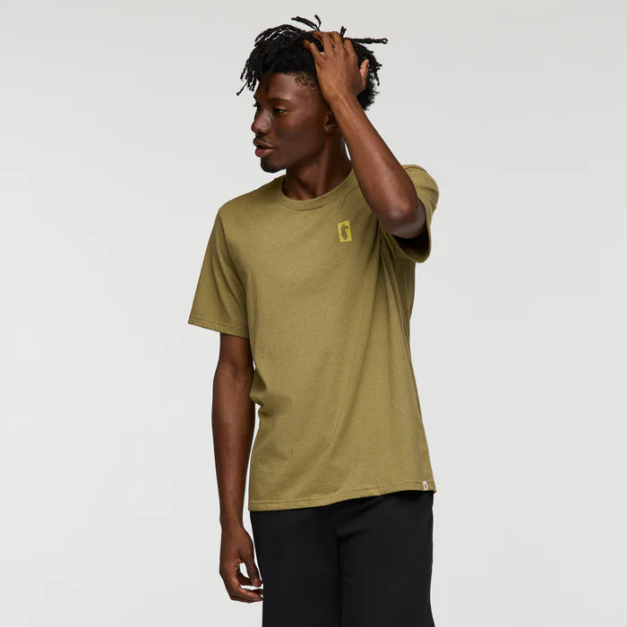 T-shirt Męski Gear For Good Stripes T-Shirt, Moss