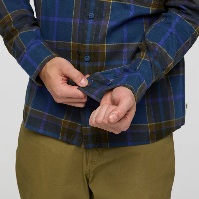 Koszula Męska Quedo Flannel Shirt,  Deep Sea Plaid