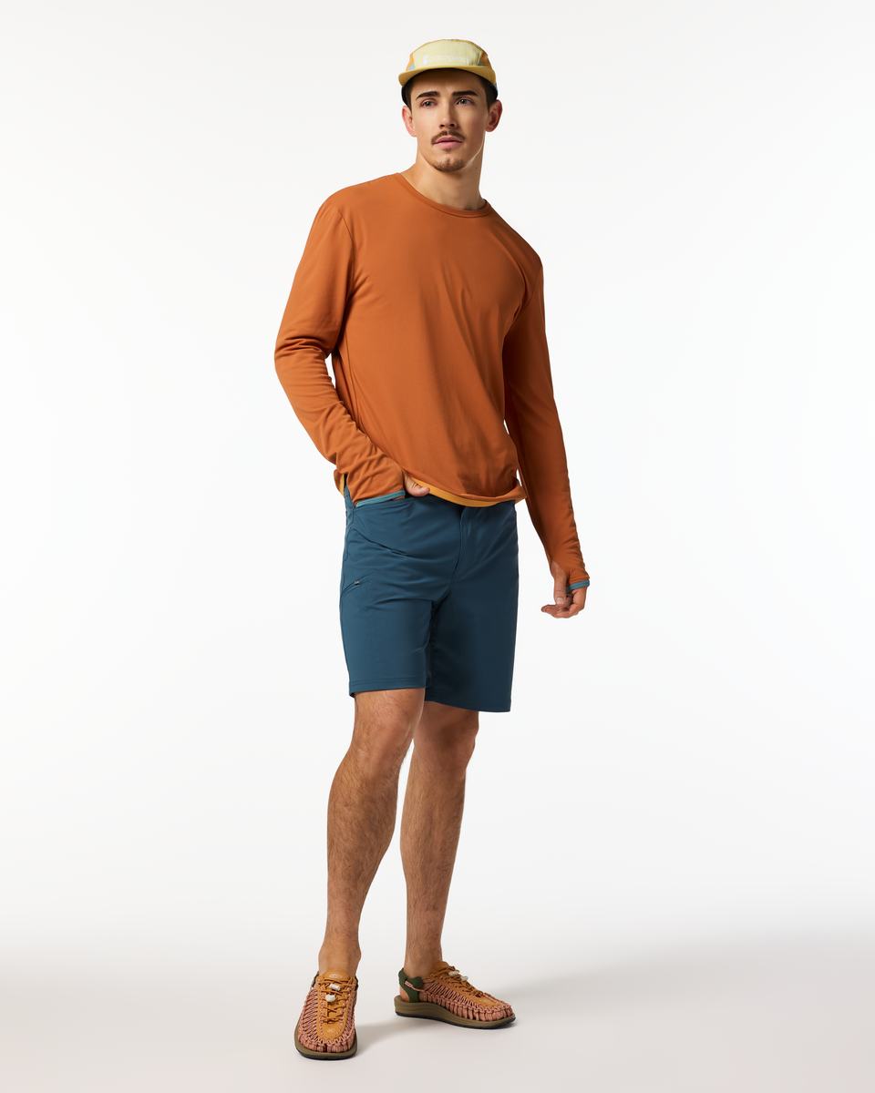 Longsleeve Męski Sombra Long-Sleeve Sun Shirt, Whiskey