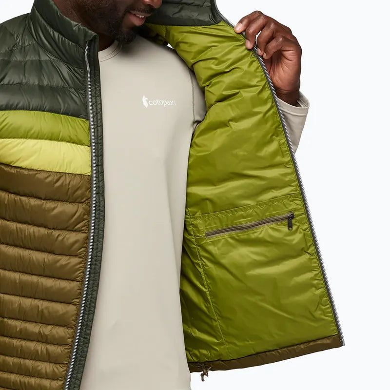 Kamizelka Męska Puchowa Fuego Down Vest, Woods and Live Oak