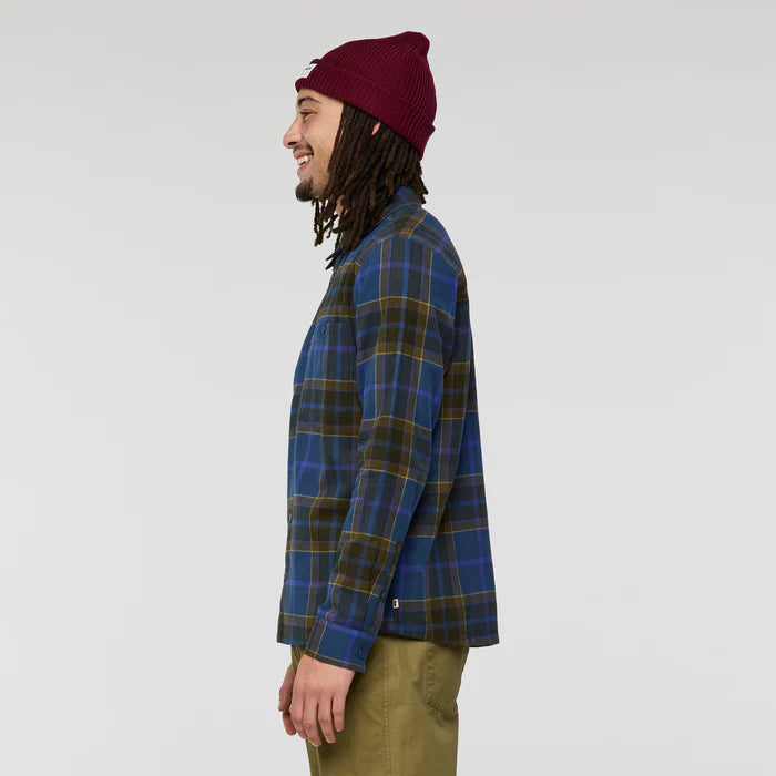 Koszula Męska Quedo Flannel Shirt,  Deep Sea Plaid