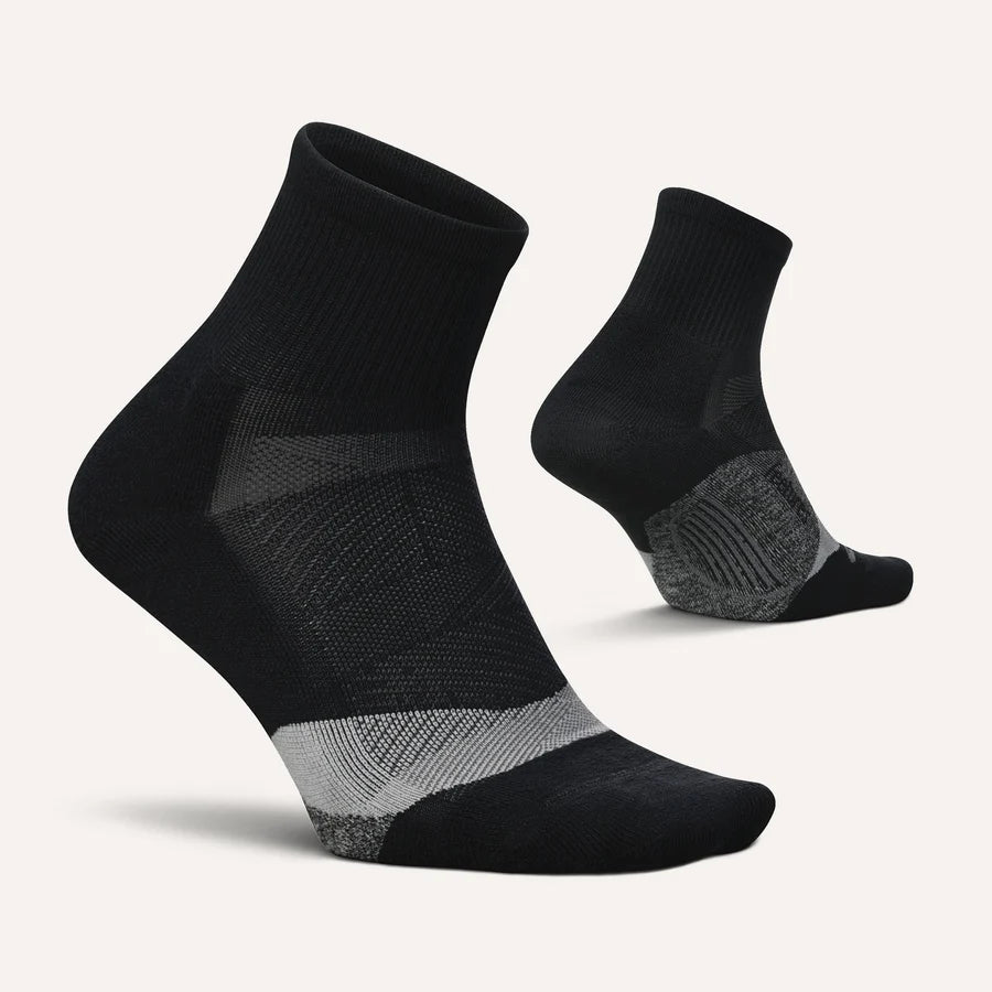 Feetures Skarpety Elite Light Cushion Quarter, Black