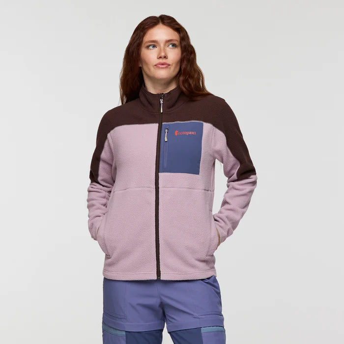 Polar Damski Abrazo Fleece Full-Zip Jacket, Coffee and Quartz