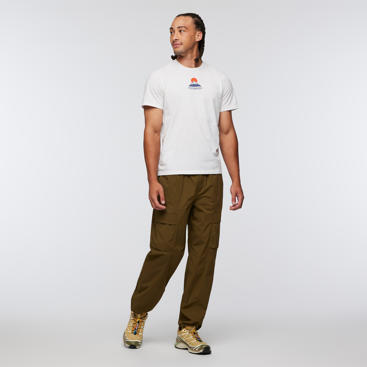 T-Shirt Męski Cotopaxi Mountain T-Shirt, White