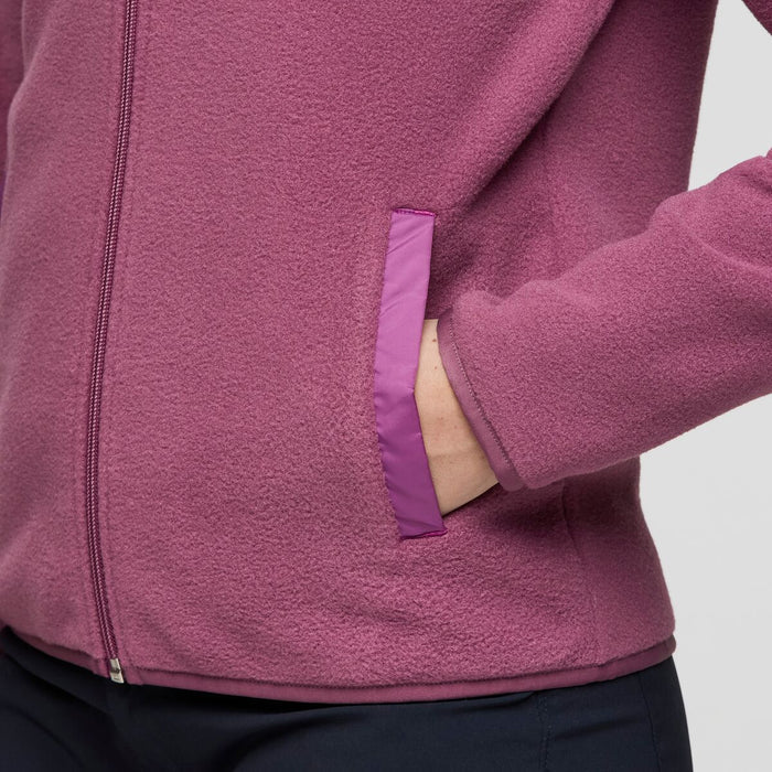 Damski Polar Teca Fleece Full-Zip Jacket, Fruit Smoothie