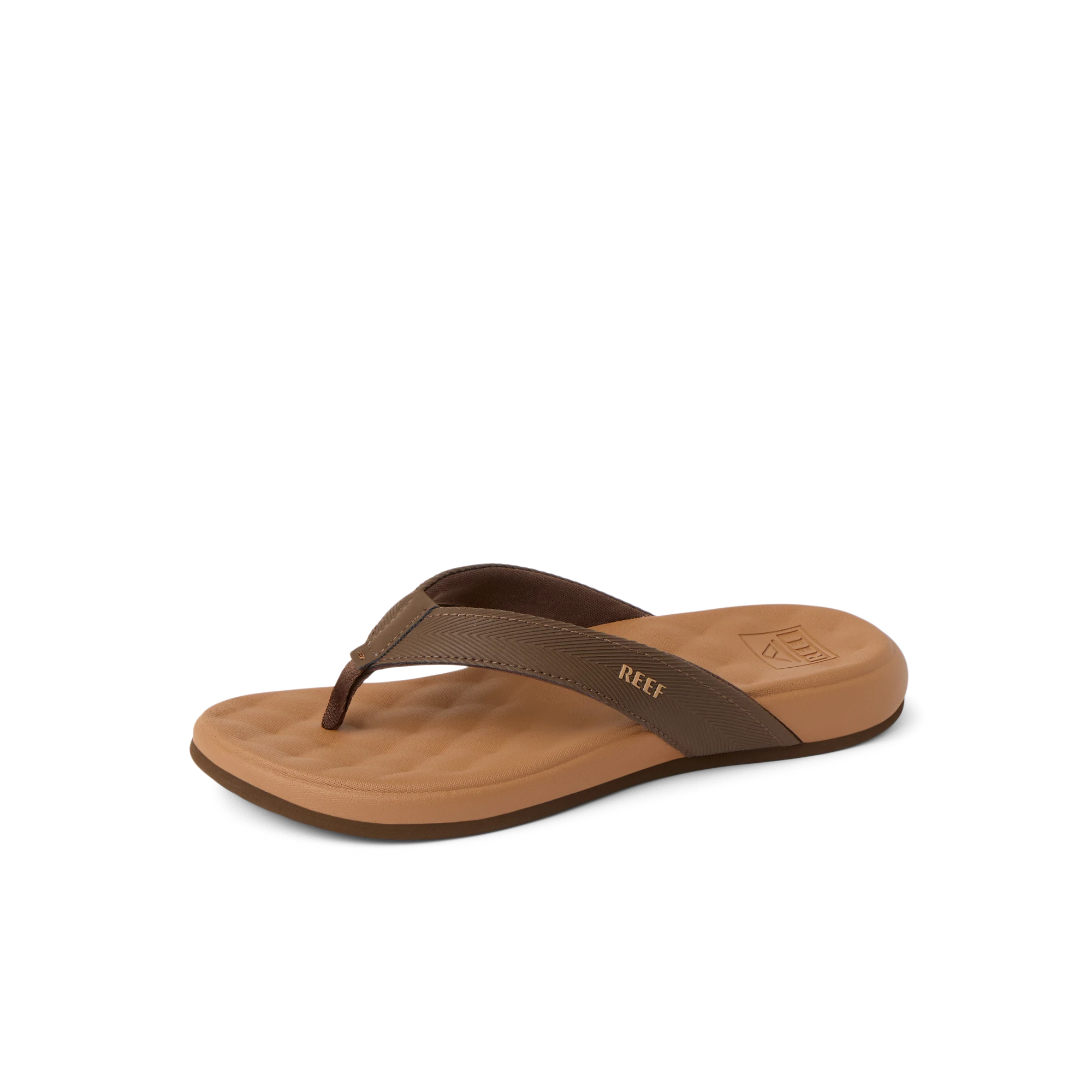 Klapki Damskie Cushin Melody, Chocolate/Lion