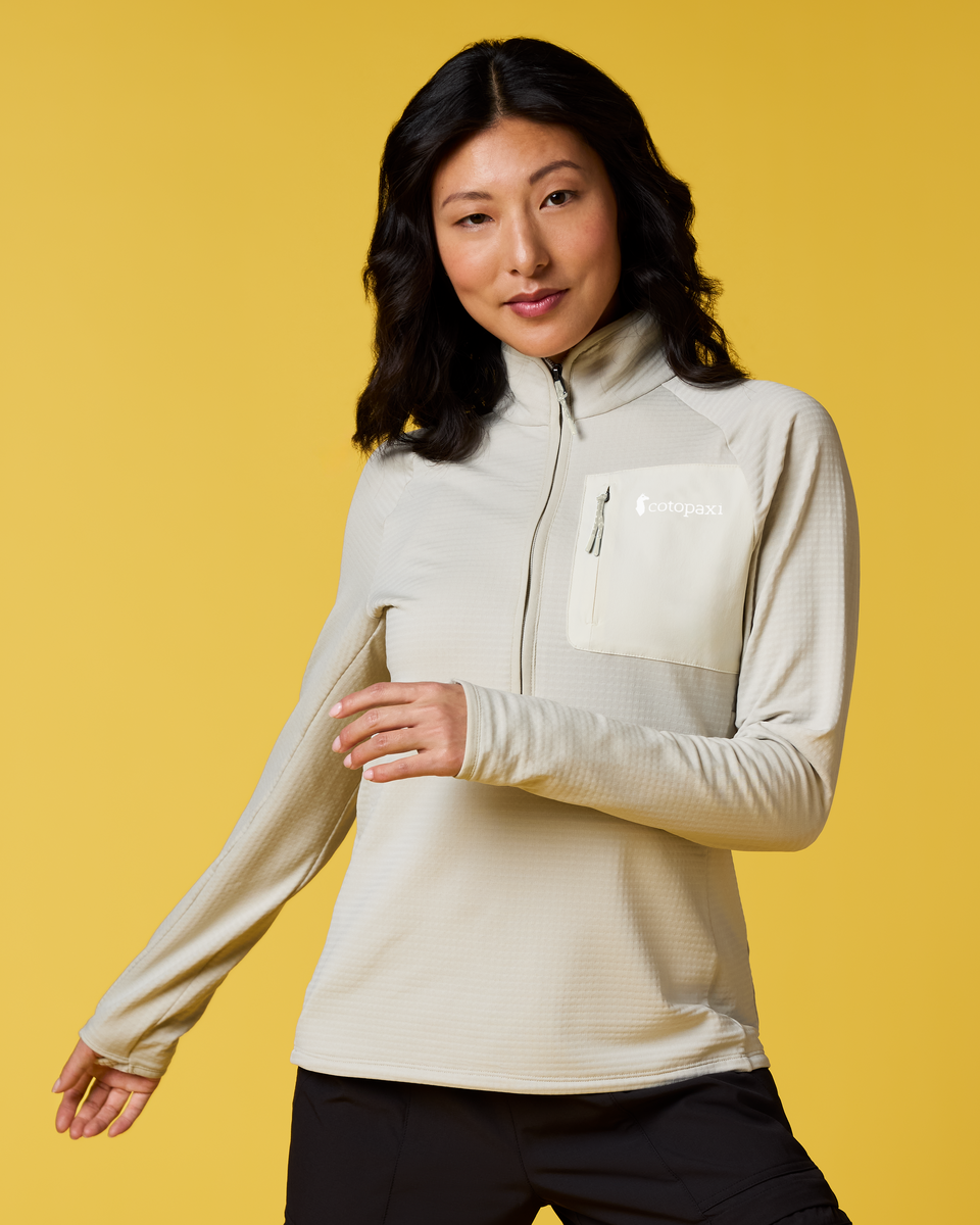 Polar Damski Otero Fleece Half-Zip Pullover, Mineral