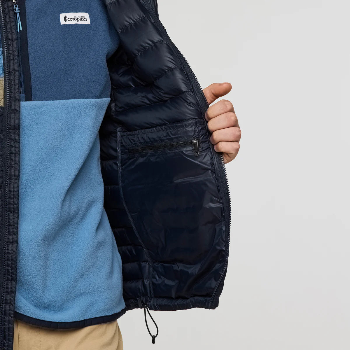 Kurtka Męska Fuego Down Hooded Jacket, Carbon Stripes