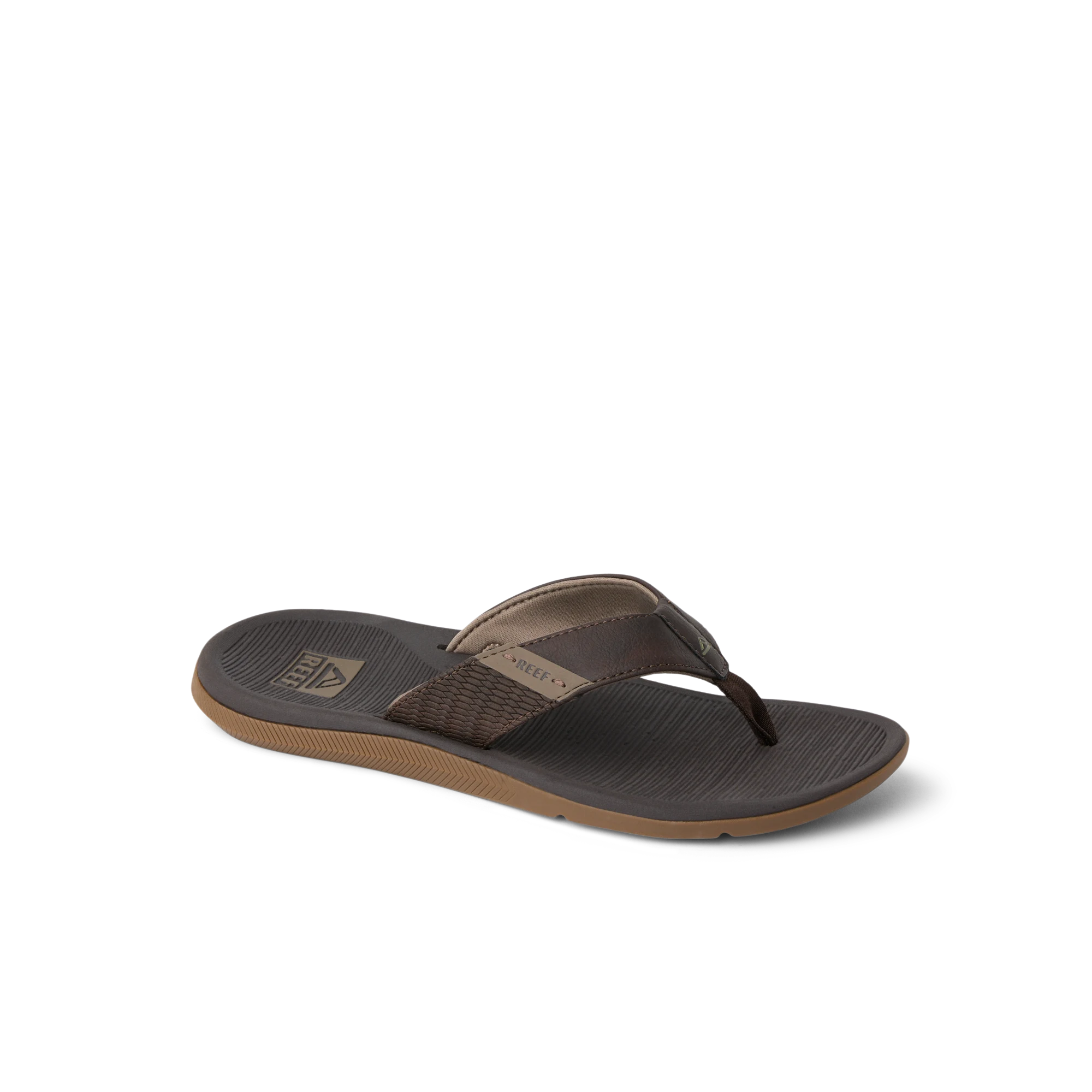 Klapki Męskie REEF Santa Ana, Brown