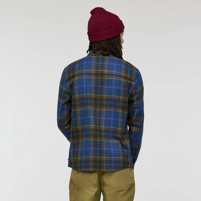 Koszula Męska Quedo Flannel Shirt,  Deep Sea Plaid