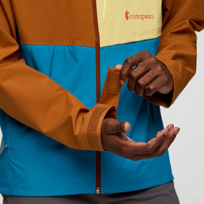 Kurtka Męska Impermeo 3L Hooded Shell Jacket, Sienna And Lake