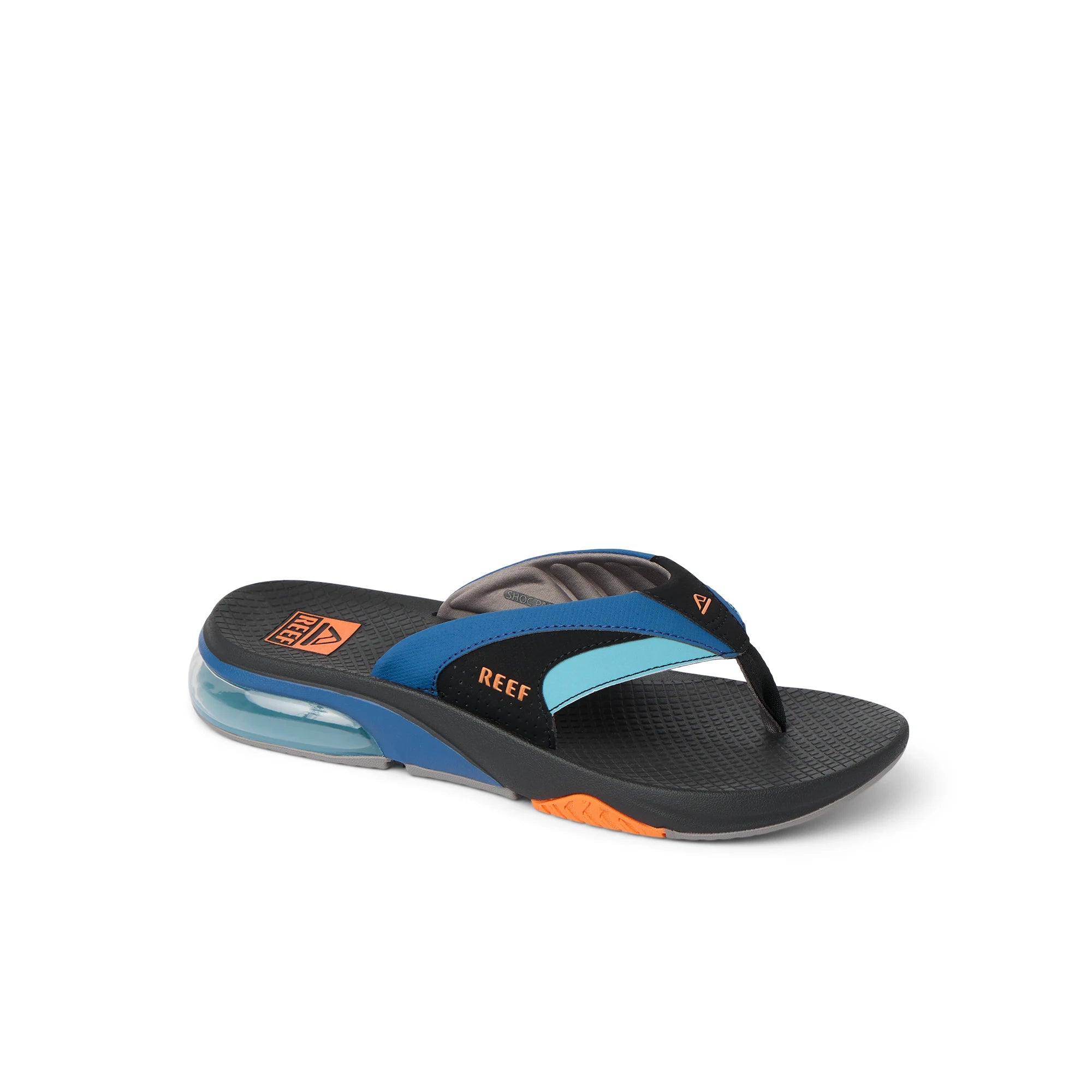 Klapki Męskie Fanning +, Blue/Black/Orange
