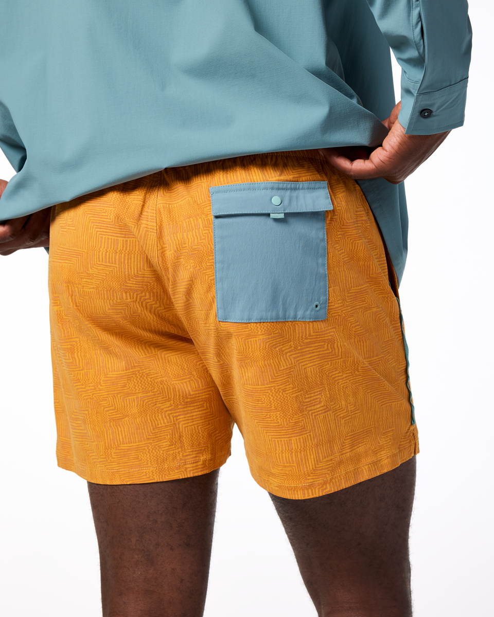 Szorty Męskie Brinco 5" Short - Print, Zen Garden Honeycomb